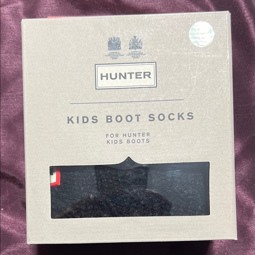 Hunter Black Boot Socks Essential Accessories size small 8-10